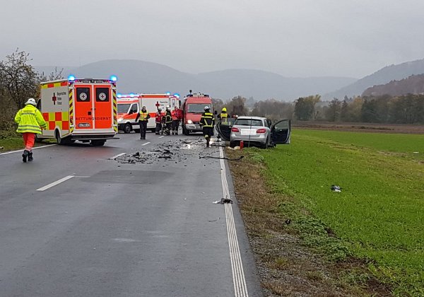 Verkehrsunfall, 18.11.2019, Grossheubach